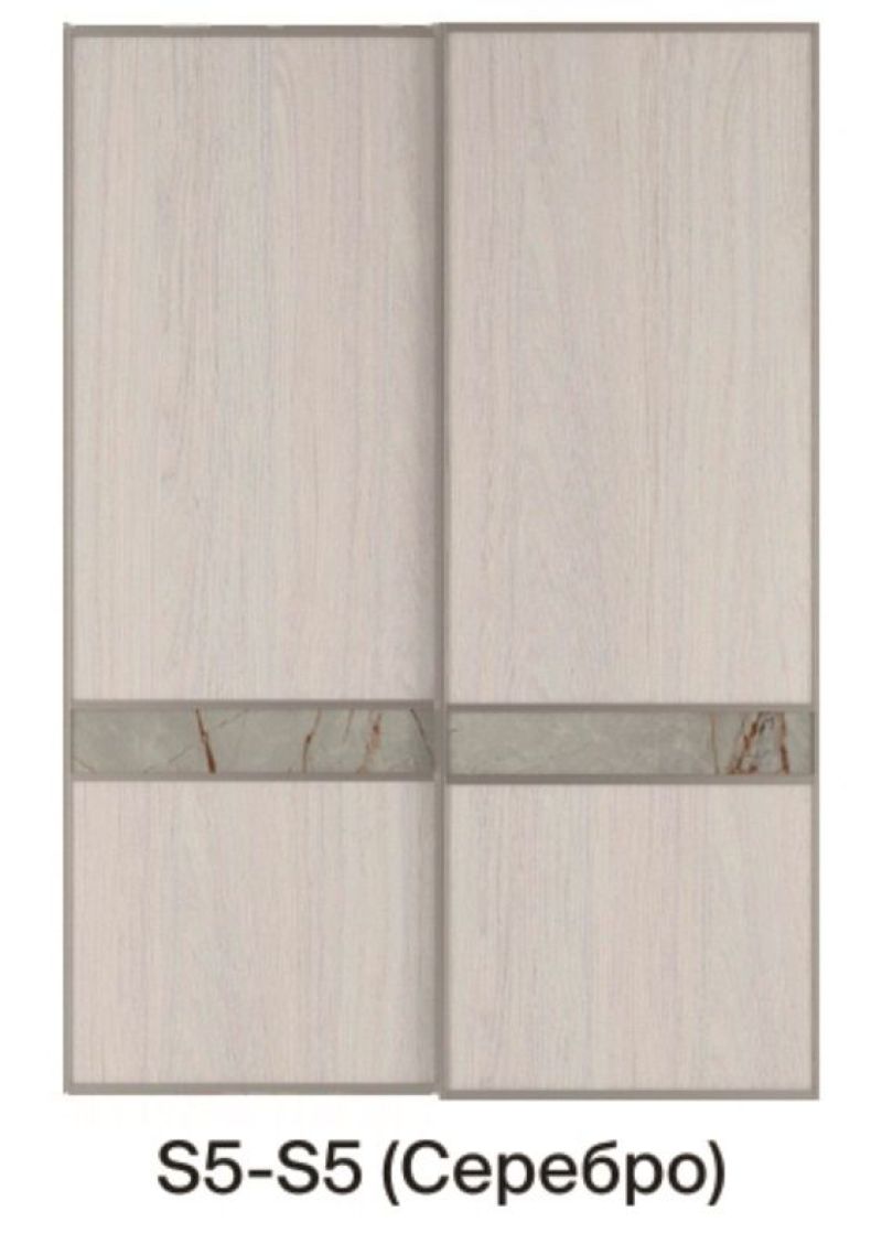 Шкаф-купе 1300 серии SILVER S1+S1+B2+PL2 (2 ящика+1 штанга+1 полка) профиль «Серебро» | увеличить фото 10 Шкаф-купе 1300 серии SILVER S1+S1+B2+PL2 (2 ящика+1 штанга+1 полка) профиль «Серебро» | фото 10