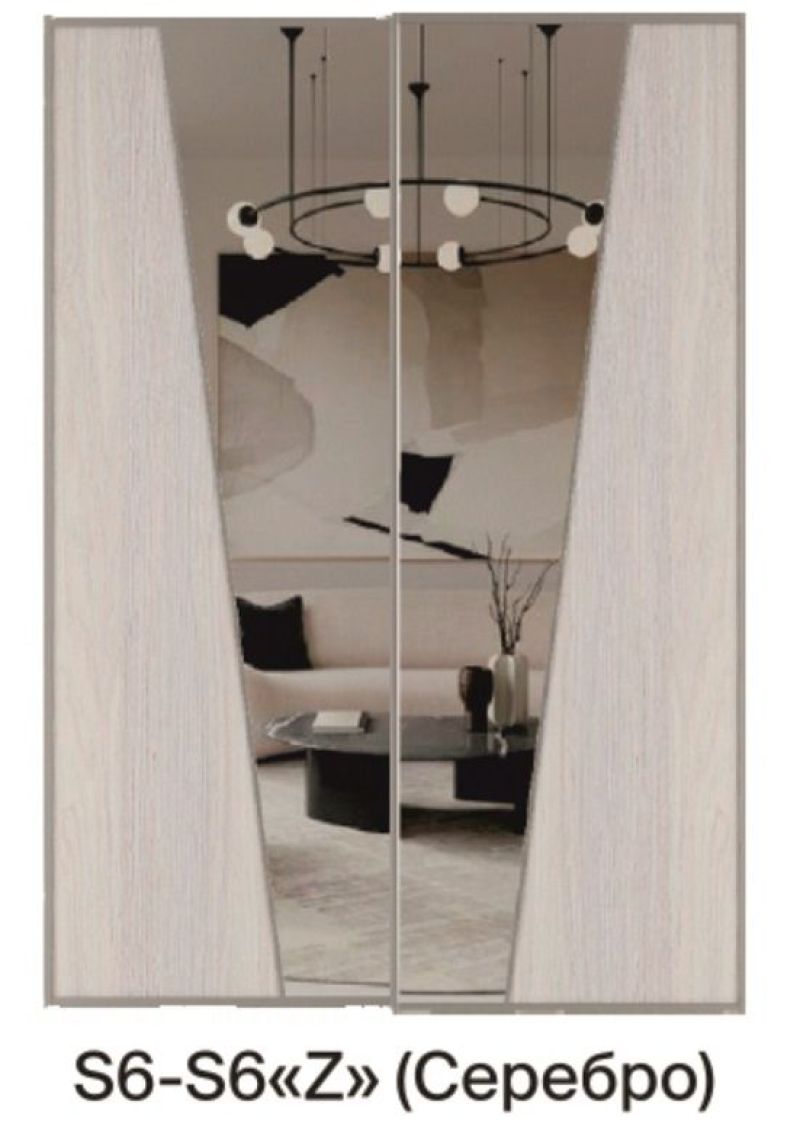 Шкаф-купе 1300 серии SILVER S1+S1+B2+PL2 (2 ящика+1 штанга+1 полка) профиль «Серебро» | увеличить фото 12 Шкаф-купе 1300 серии SILVER S1+S1+B2+PL2 (2 ящика+1 штанга+1 полка) профиль «Серебро» | фото 12