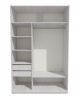 Шкаф-купе 1300 серии SILVER S1+S1+B2+PL2 (2 ящика+1 штанга+1 полка) профиль «Серебро» | перейти к мини фото 2 Шкаф-купе 1300 серии SILVER S1+S1+B2+PL2 (2 ящика+1 штанга+1 полка) профиль «Серебро» | мини фото 2
